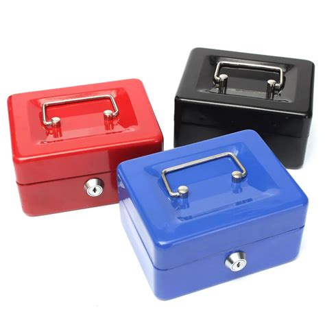 metal lock box cash|small lockable metal box.